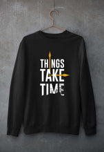 Load image into Gallery viewer, Time Unisex Sweatshirt for Men/Women-S(40 Inches)-Black-Ektarfa.online
