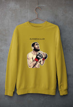 Load image into Gallery viewer, Khabib Nurmagomedov Unisex Sweatshirt for Men/Women-S(40 Inches)-Mustard Yellow-Ektarfa.online
