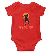 Load image into Gallery viewer, RAMJI Jai Shree Ram Kids Romper Kids Romper For Baby Boy/Girl-0-5 Months(18 Inches)-RED-Ektarfa.online
