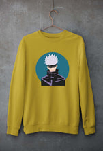Load image into Gallery viewer, Gojo Satoru Anime Unisex Sweatshirt for Men/Women-Mustard Yellow-Ektarfa.online
