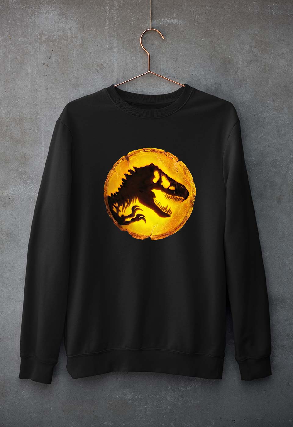 Jurassic World Unisex Sweatshirt for Men/Women-Black-Ektarfa.online