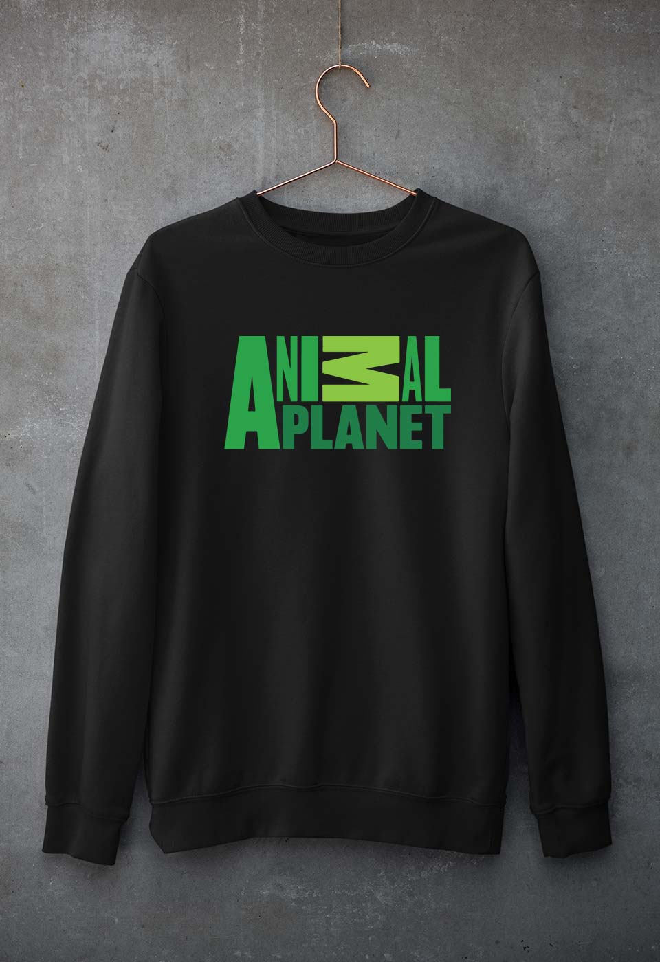 Animal Planet Unisex Sweatshirt for Men/Women-S(40 Inches)-Black-Ektarfa.online