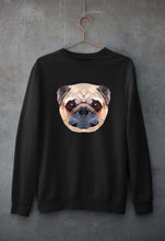 Load image into Gallery viewer, Pug Dog Unisex Sweatshirt for Men/Women-S(40 Inches)-Black-Ektarfa.online
