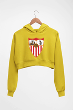 Load image into Gallery viewer, Sevilla Crop HOODIE FOR WOMEN-Mustard Yellow-Ektarfa.online
