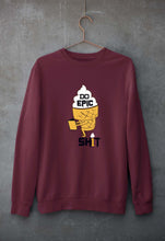 Load image into Gallery viewer, Shit Unisex Sweatshirt for Men/Women-S(40 Inches)-Maroon-Ektarfa.online
