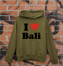 Load image into Gallery viewer, I Love Bali Unisex Hoodie for Men/Women-Olive Green-Ektarfa.online
