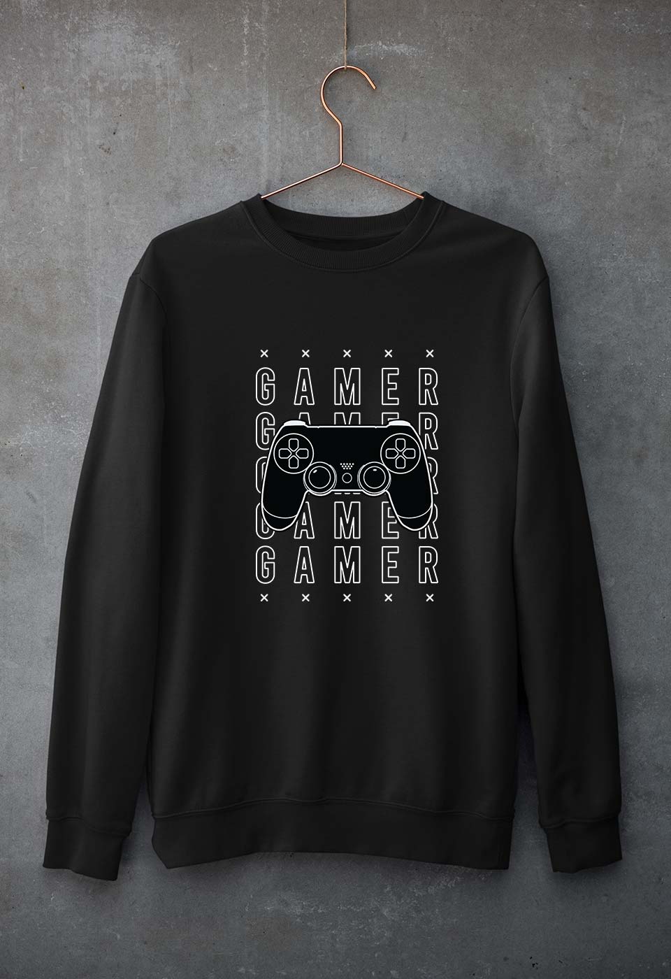 Geek Gamer Unisex Sweatshirt for Men/Women-Black-Ektarfa.online