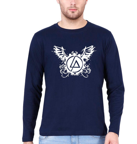 Linkin Park Full Sleeves T-Shirt for Men-Navy Blue-Ektarfa.online