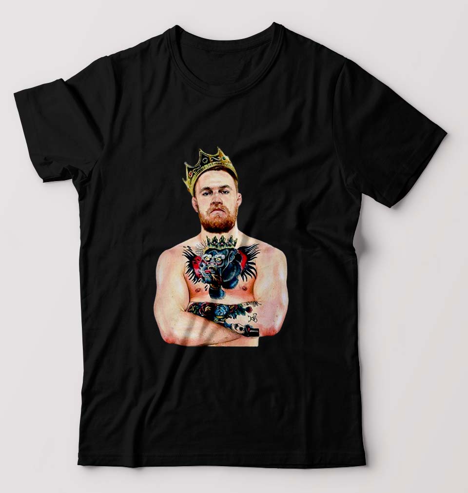 Conor McGregor UFC T-Shirt for Men-Black-Ektarfa.online
