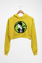 Load image into Gallery viewer, Novak Djokovic Crop HOODIE FOR WOMEN-Mustard Yellow-Ektarfa.online
