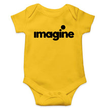 Load image into Gallery viewer, Imagine Riteish Deshmukh Kids Romper For Baby Boy/Girl-0-5 Months(18 Inches)-Yellow-Ektarfa.online
