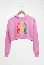 Load image into Gallery viewer, Bob Marley Peace Crop HOODIE FOR WOMEN
