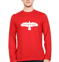 Load image into Gallery viewer, GOT Game Of Thrones Winter Is Here Full Sleeves T-Shirt for Men-Red-Ektarfa.online
