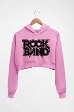 Load image into Gallery viewer, Queen Rock Band Crop HOODIE FOR WOMEN-Light Baby Pink-Ektarfa.online
