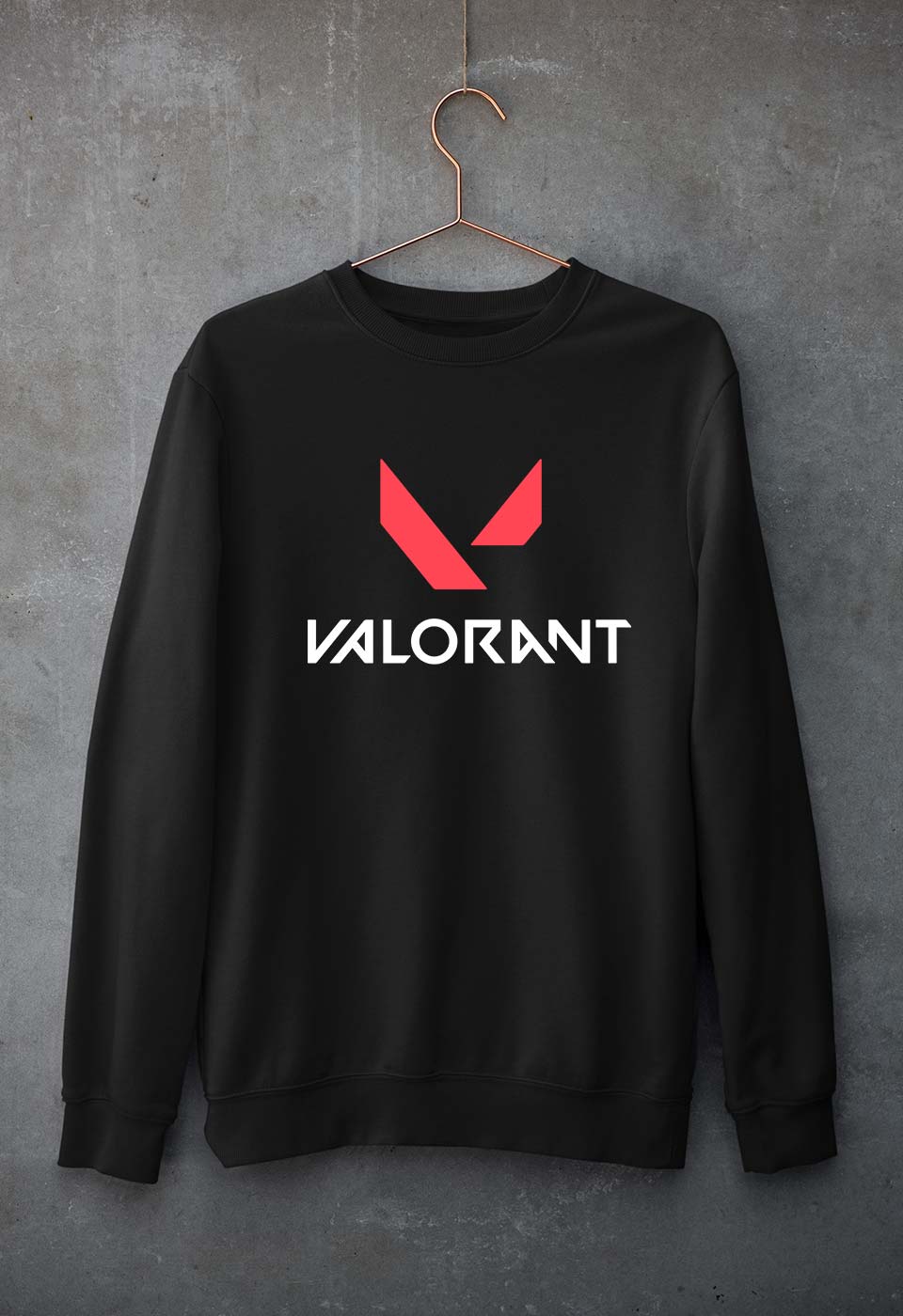 Valorant Unisex Sweatshirt for Men/Women-Black-Ektarfa.online