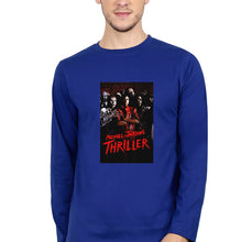 Load image into Gallery viewer, Thriller Full Sleeves T-Shirt for Men-Royal Blue-Ektarfa.online
