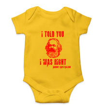 Load image into Gallery viewer, Karl Marx Kids Romper For Baby Boy/Girl-Yellow-Ektarfa.online

