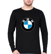 Load image into Gallery viewer, BMW Full Sleeves T-Shirt for Men-Black-Ektarfa.online
