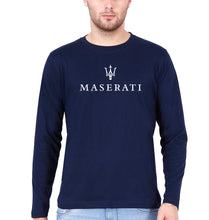 Load image into Gallery viewer, Maserati Full Sleeves T-Shirt for Men-Navy Blue-Ektarfa.online
