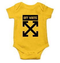 Load image into Gallery viewer, Off White Kids Romper For Baby Boy/Girl-0-5 Months(18 Inches)-Yellow-Ektarfa.online
