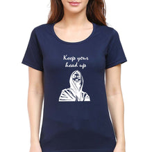 Load image into Gallery viewer, Tupac Shakur T-Shirt for Women-Navy Blue-Ektarfa.online
