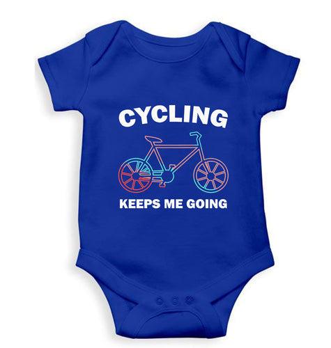 Cycling Kids Romper For Baby Boy/Girl-Royal Blue-Ektarfa.online