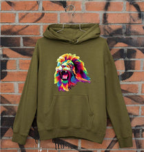 Load image into Gallery viewer, Lion Unisex Hoodie for Men/Women-Olive Green-Ektarfa.online
