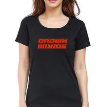 Load image into Gallery viewer, AP Dhillon Brown Munde T-Shirt for Women-Black-Ektarfa.online
