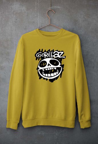 Gorillaz Unisex Sweatshirt for Men/Women-Mustard Yellow-Ektarfa.online