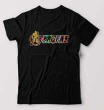 Load image into Gallery viewer, Avengers T-Shirt for Men-S(38 Inches)-Black-Ektarfa.online
