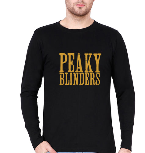 Peaky Blinders Full Sleeves T-Shirt for Men-Black-Ektarfa.online