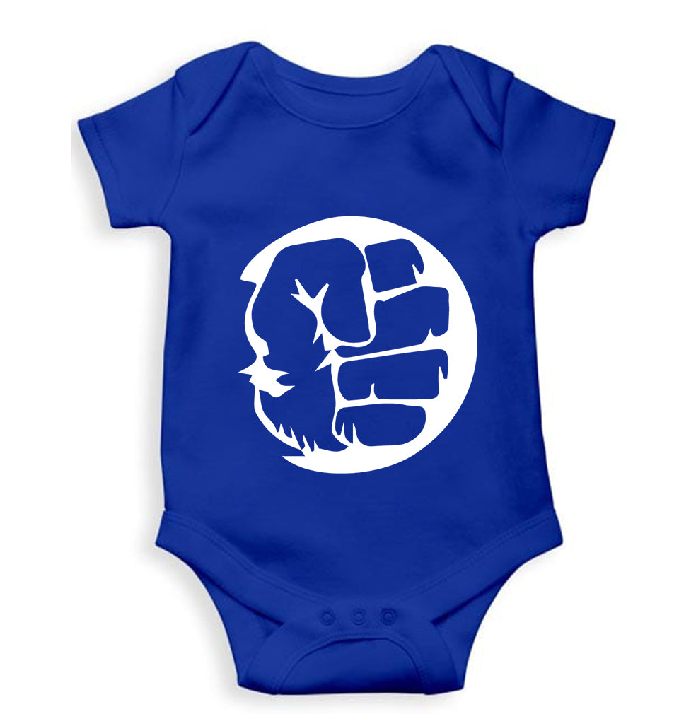 Hulk Superhero Kids Romper For Baby Boy/Girl-0-5 Months(18 Inches)-Royal Blue-Ektarfa.online