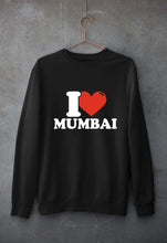 Load image into Gallery viewer, I Love Mumbai Unisex Sweatshirt for Men/Women-Black-Ektarfa.online
