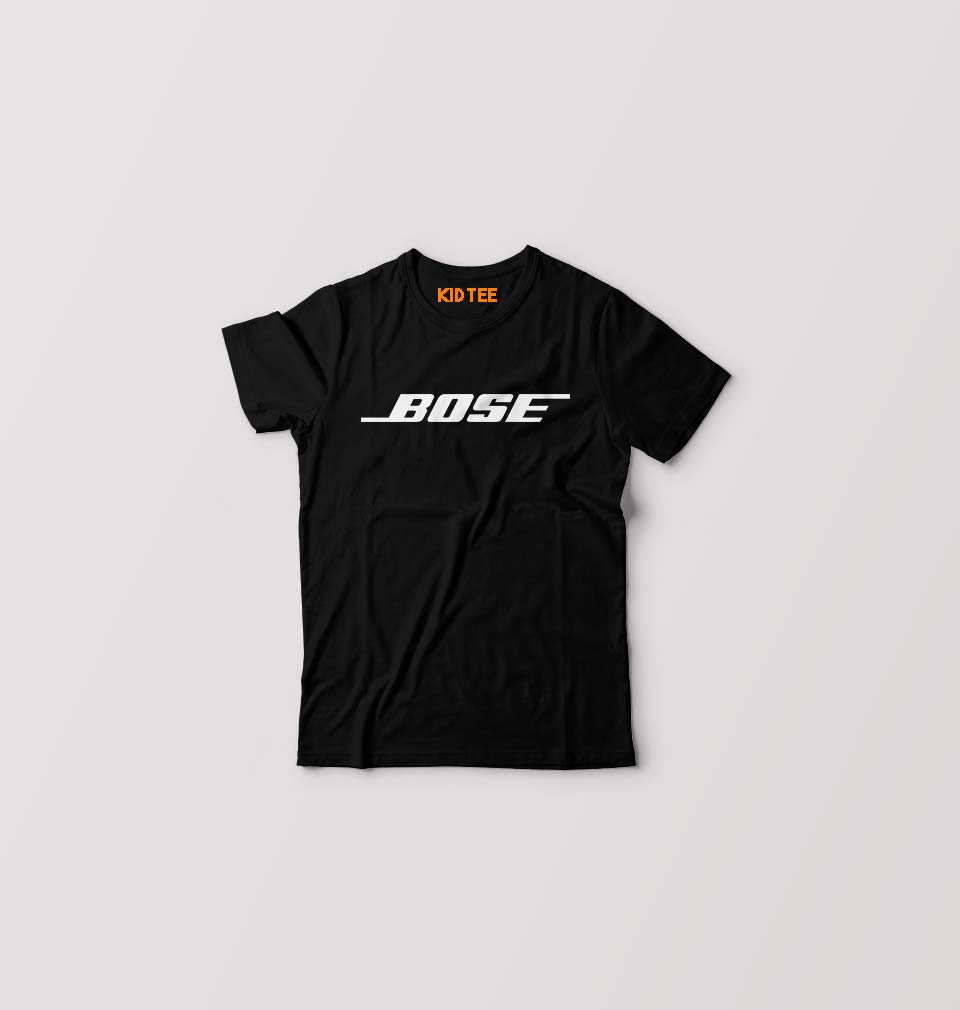 Bose Kids T-Shirt for Boy/Girl-0-1 Year(20 Inches)-Black-Ektarfa.online