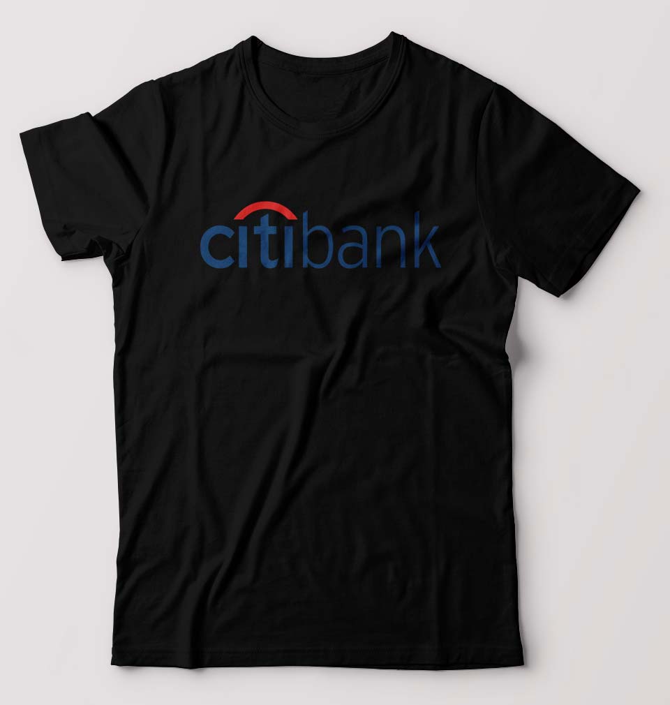Citibank T-Shirt for Men-S(38 Inches)-Black-Ektarfa.online
