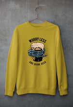Load image into Gallery viewer, Beer Unisex Sweatshirt for Men/Women-S(40 Inches)-Mustard Yellow-Ektarfa.online
