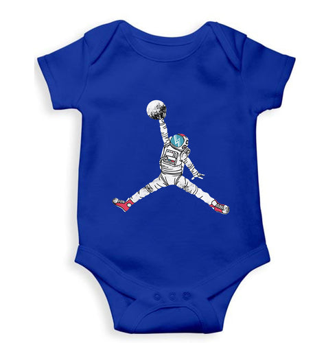 Jorden Space Dunk Kids Romper For Baby Boy/Girl-Royal Blue-Ektarfa.online