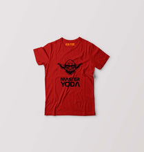 Load image into Gallery viewer, Yoda Star Wars Kids T-Shirt for Boy/Girl-Red-Ektarfa.online
