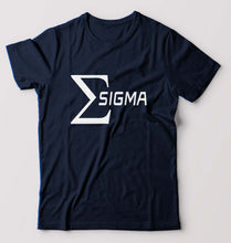 Load image into Gallery viewer, Sigma T-Shirt for Men-Navy Blue-Ektarfa.online
