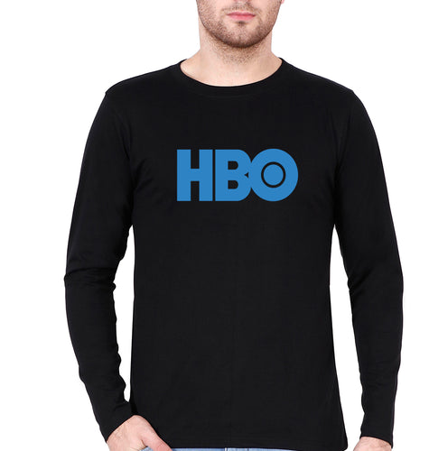 HBO Full Sleeves T-Shirt for Men-Black-Ektarfa.online