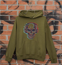 Load image into Gallery viewer, Skull Unisex Hoodie for Men/Women-S(40 Inches)-Olive Green-Ektarfa.online
