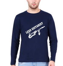 Load image into Gallery viewer, Guitarist Full Sleeves T-Shirt for Men-Navy Blue-Ektarfa.online
