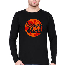 Load image into Gallery viewer, Occupy Mars Elon Musk Full Sleeves T-Shirt for Men-Black-Ektarfa.online
