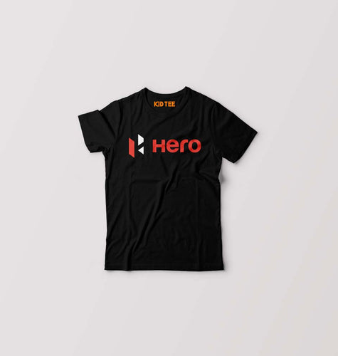 Hero MotoCorp Kids T-Shirt for Boy/Girl-Black-Ektarfa.online