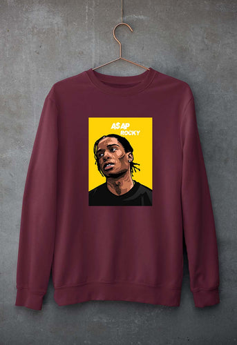 Asap Rocky Unisex Sweatshirt for Men/Women-Maroon-Ektarfa.online