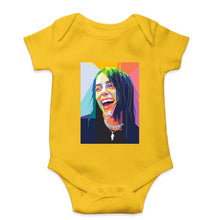 Load image into Gallery viewer, Billie Eilish Kids Romper For Baby Boy/Girl-0-5 Months(18 Inches)-Yellow-Ektarfa.online
