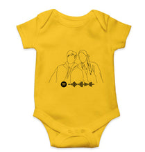 Load image into Gallery viewer, Spotify Kids Romper For Baby Boy/Girl-0-5 Months(18 Inches)-Yellow-Ektarfa.online
