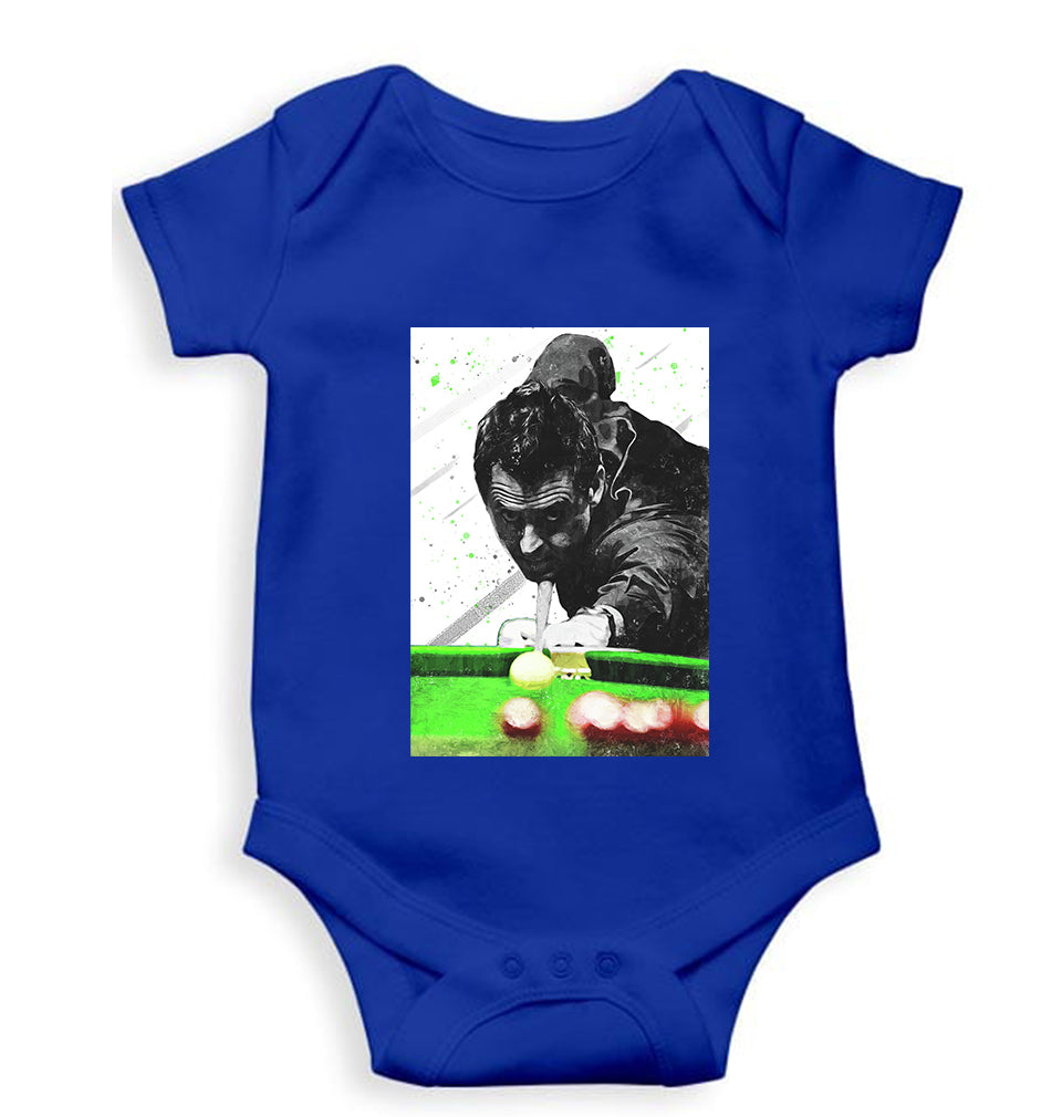 Ronnie O'Sullivan Snooker Kids Romper For Baby Boy/Girl-0-5 Months(18 Inches)-Royal Blue-Ektarfa.online