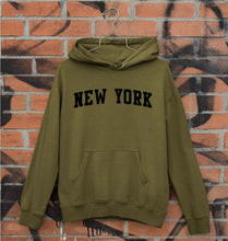 Load image into Gallery viewer, New York Unisex Hoodie for Men/Women-Olive Green-Ektarfa.online
