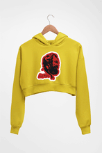Load image into Gallery viewer, Karl Marx Crop HOODIE FOR WOMEN-Mustard Yellow-Ektarfa.online
